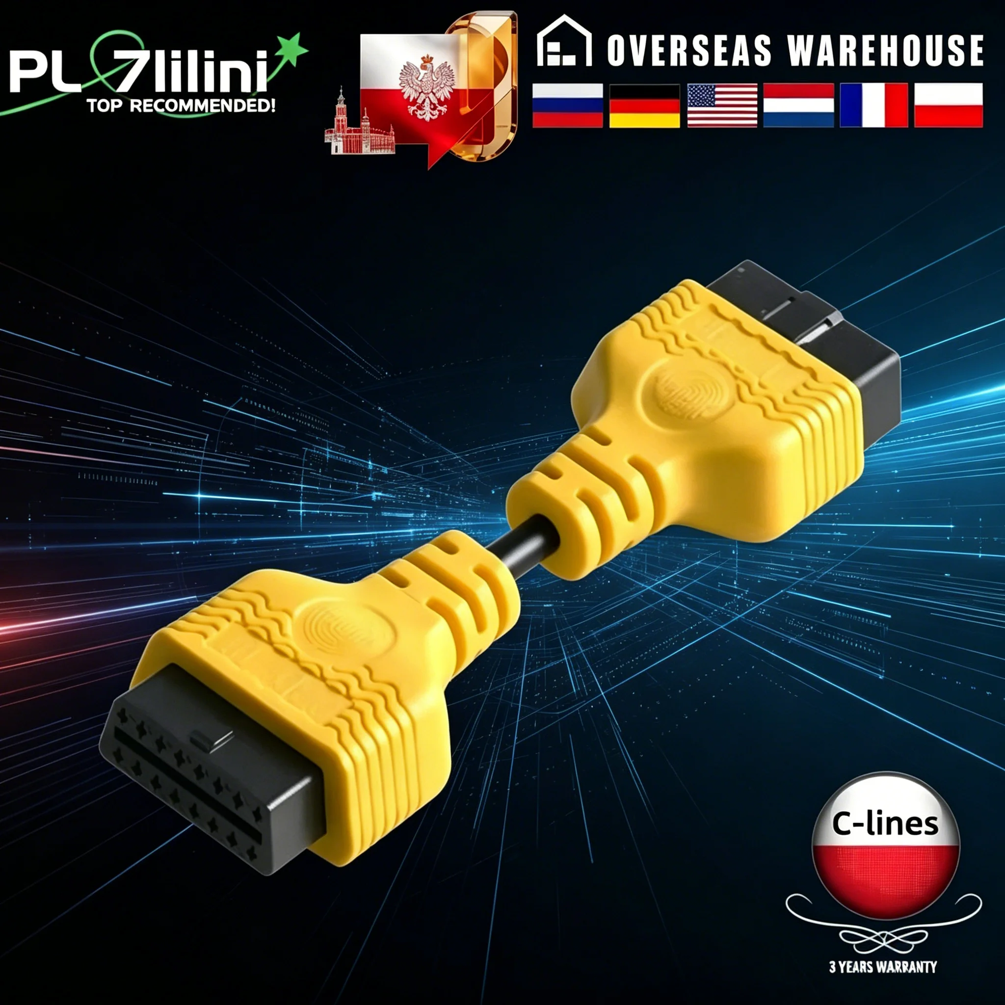 2026 Oscam Cliness Extension Cable Connector Dagnostic for Professional Europe Poland Europe Germany Austria Poland Ireland