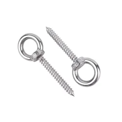 M4M5M6M8M10M12 304 Stainless Steel With Circular Hook And Sheep Eye Circle Sound Tapping Screw