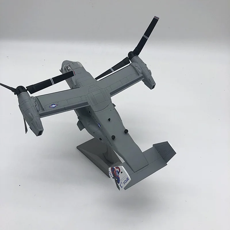 Modèle d'avion amphibie en métal, hélicoptère de transport Bell V-22 Osprey à aile variable, échelle 1/72, ornement, cadeau