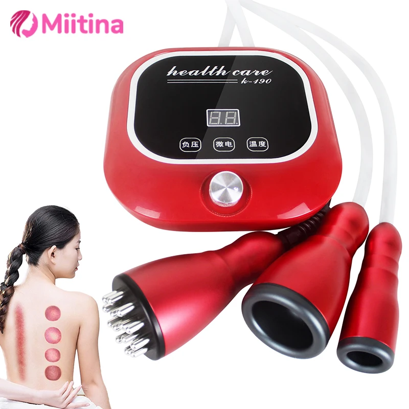 

Electric Scraping Massager Vacuum Cupping Device Body Scraping Massager Heating Suction Cup Device Weight Loss Guasha Therapy