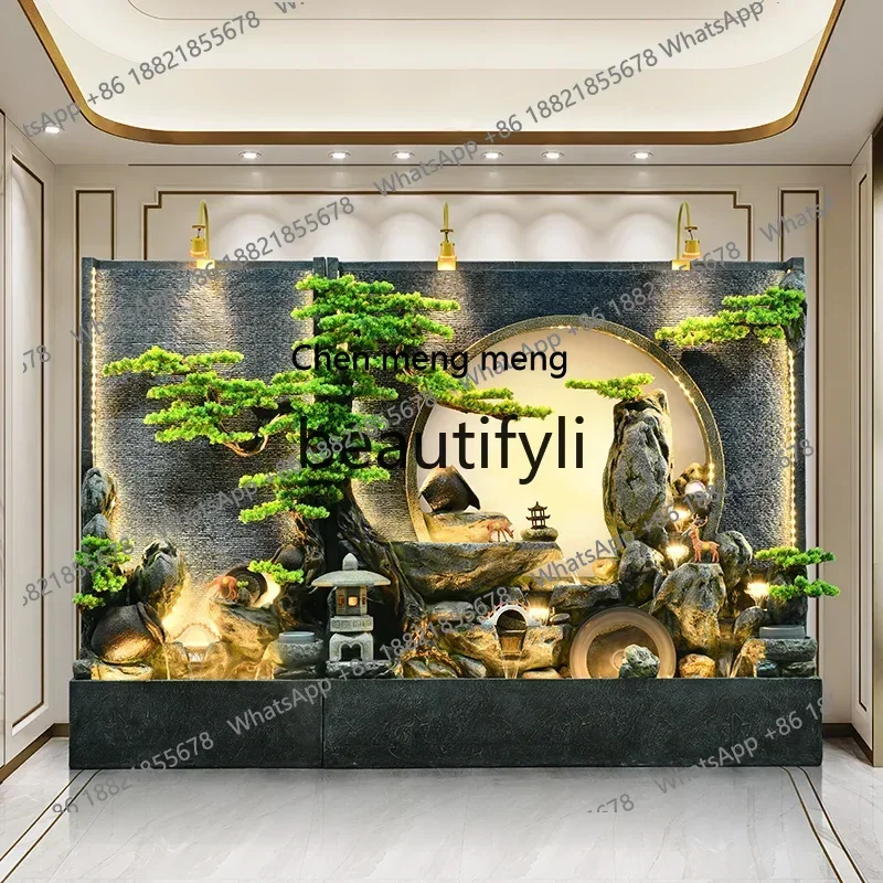 

cc182R китайский открытый двор альпийский фонтан занавеска для воды настенный экран украшение пола орнамент