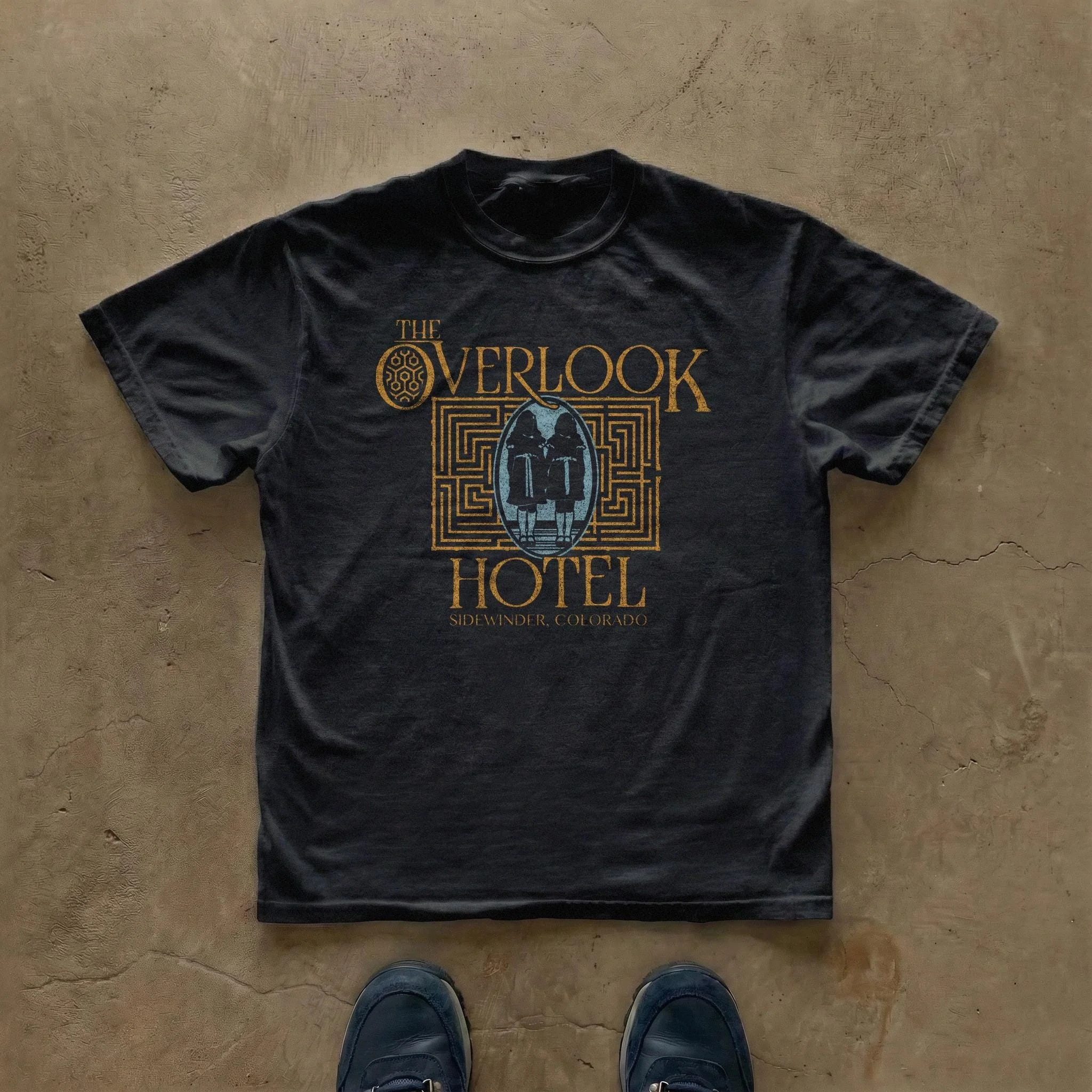 The Shining The Overlook Hotel Vintage Graphic T-Shirt Cotton Men Women Streetwear Tee