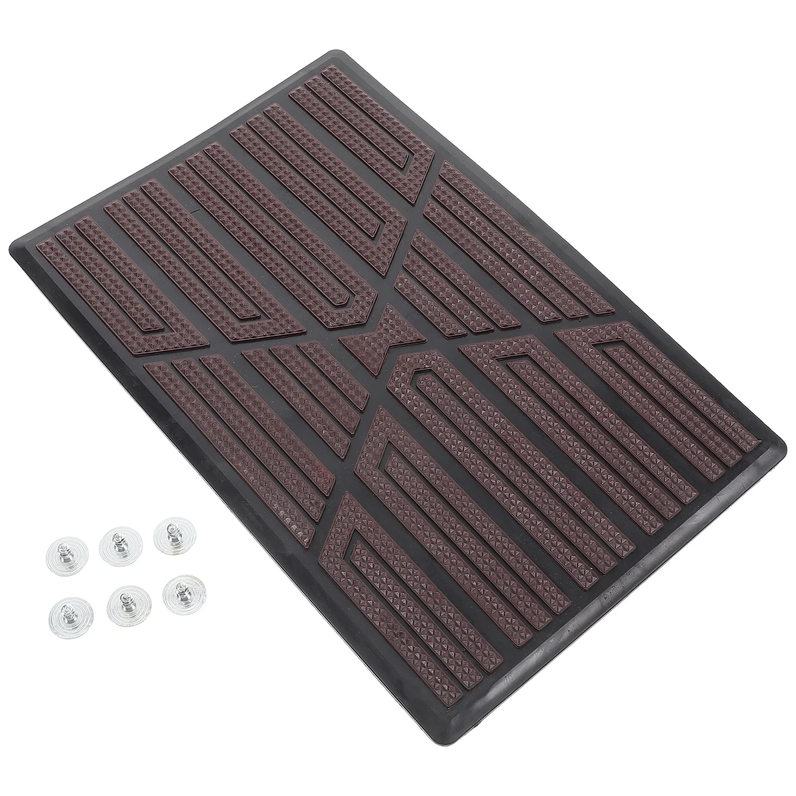 

Universal Car Floor Carpet Auto Floor Mat Patch Heel Scuff Plate Car Footrest Pedal Pad Non Slip Protection for Most Cars