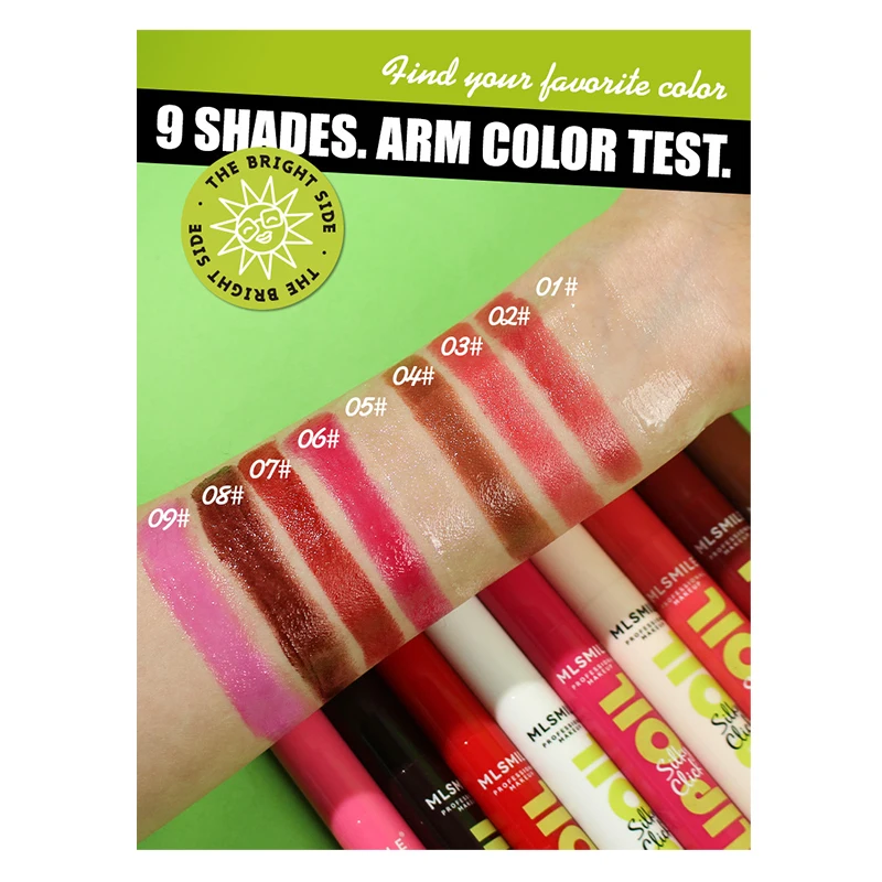 Multicolor Jelly Solid Lip Gloss Make-up specchio idratante Lip Ink Clear Moisturizing Lip Tint Nature Nude Lipstick Cosmetics