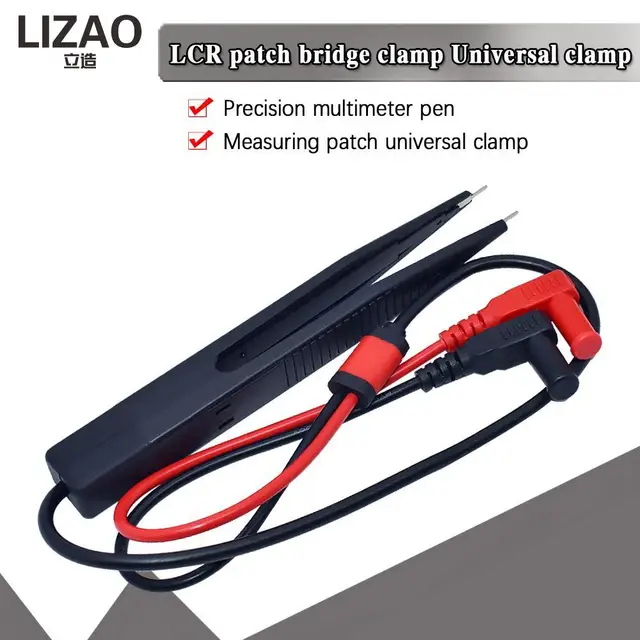 LIZAO SMD SMT Chip Test Clip Lead Probe Cyfrowy multimetr Miernik Pęseta Pęseta rezystancji kondensatora