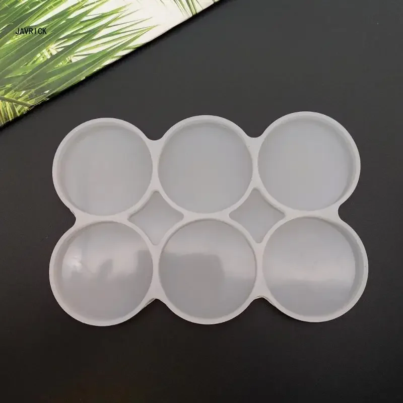 Round Silicone Mold DIY Craft Molds Resin Jewelry Molds Epoxy Resin Molds Craft Supplies for Making Adhesive Product D0LC