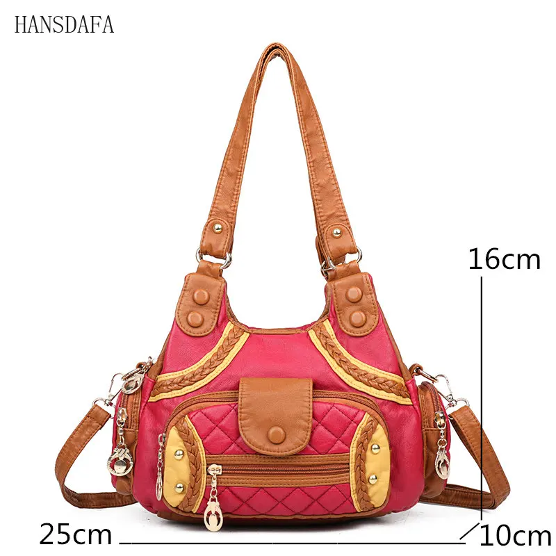 Women Handbags High Quality Soft PU Leather Women\'s Bag Designer Women Shoulder Tote Bag New Fashion Luxury Female Messenger Bag