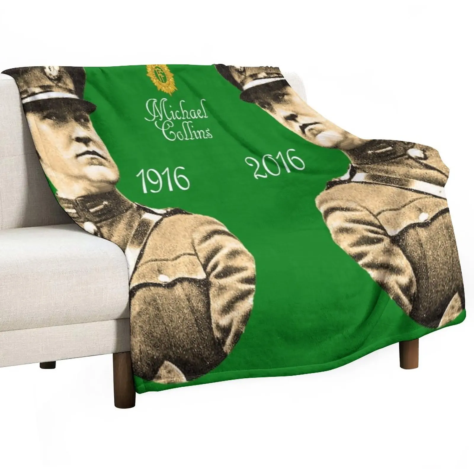 

Michael Collins 1916-2016 Throw Blanket Custom Blanket Blankets For Sofas Decorative Bed Blankets