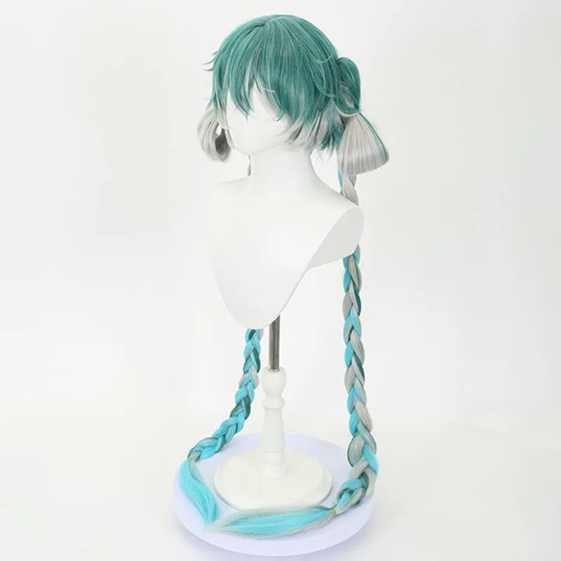 Zombie Cosplay Wig Realistic Scalp Top Tiger Clip Double Ponytail