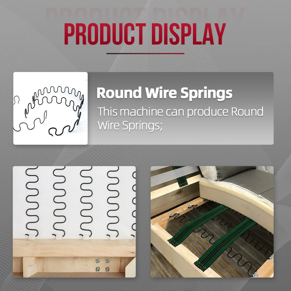 Macchina a molla circolare per mobili a zigzag per divani che producono macchine per la produzione di mobili ad alta efficienza