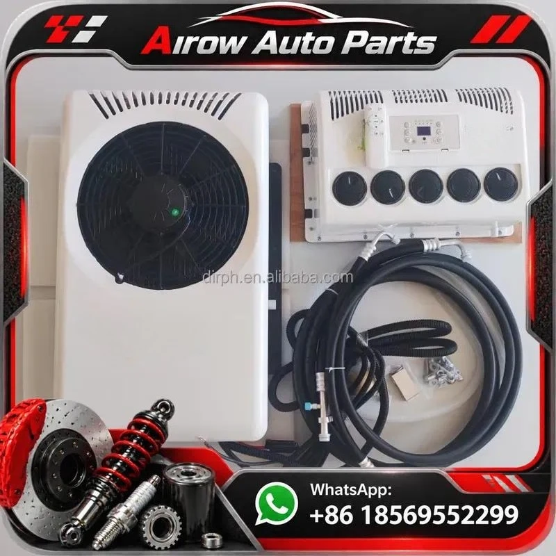24V 12V RV Air Conditioner Scroll Compressor 7500 8500 BTU For Camper Truck Caravan Cooling Unit view 5