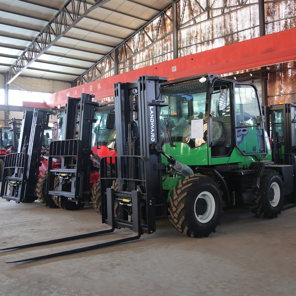 

Forest Wood Handling Forklift 6 Ton Articulated All Terrain 4WD Off Road Forklift EPA Small Diesel Forklift Customized For Sale