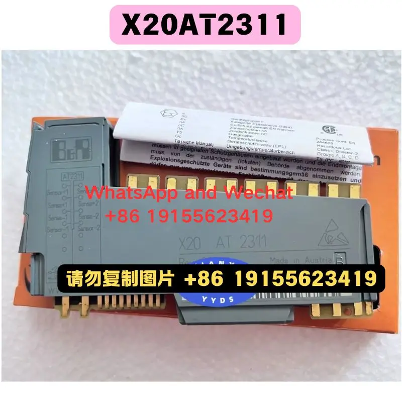 

Brand new original X20AT2311 module Functional test OK Quick delivery