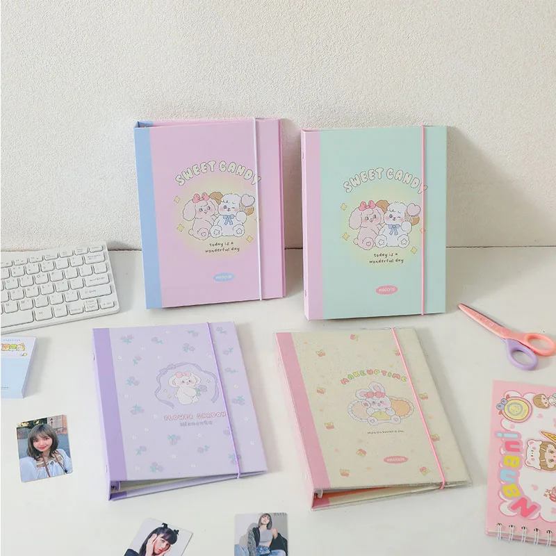 

New Arrival A5 Binder Ring Collect Book Korea Idol Photo Organizer Journal Diary Agenda Planner Bullet Cover School Stationery