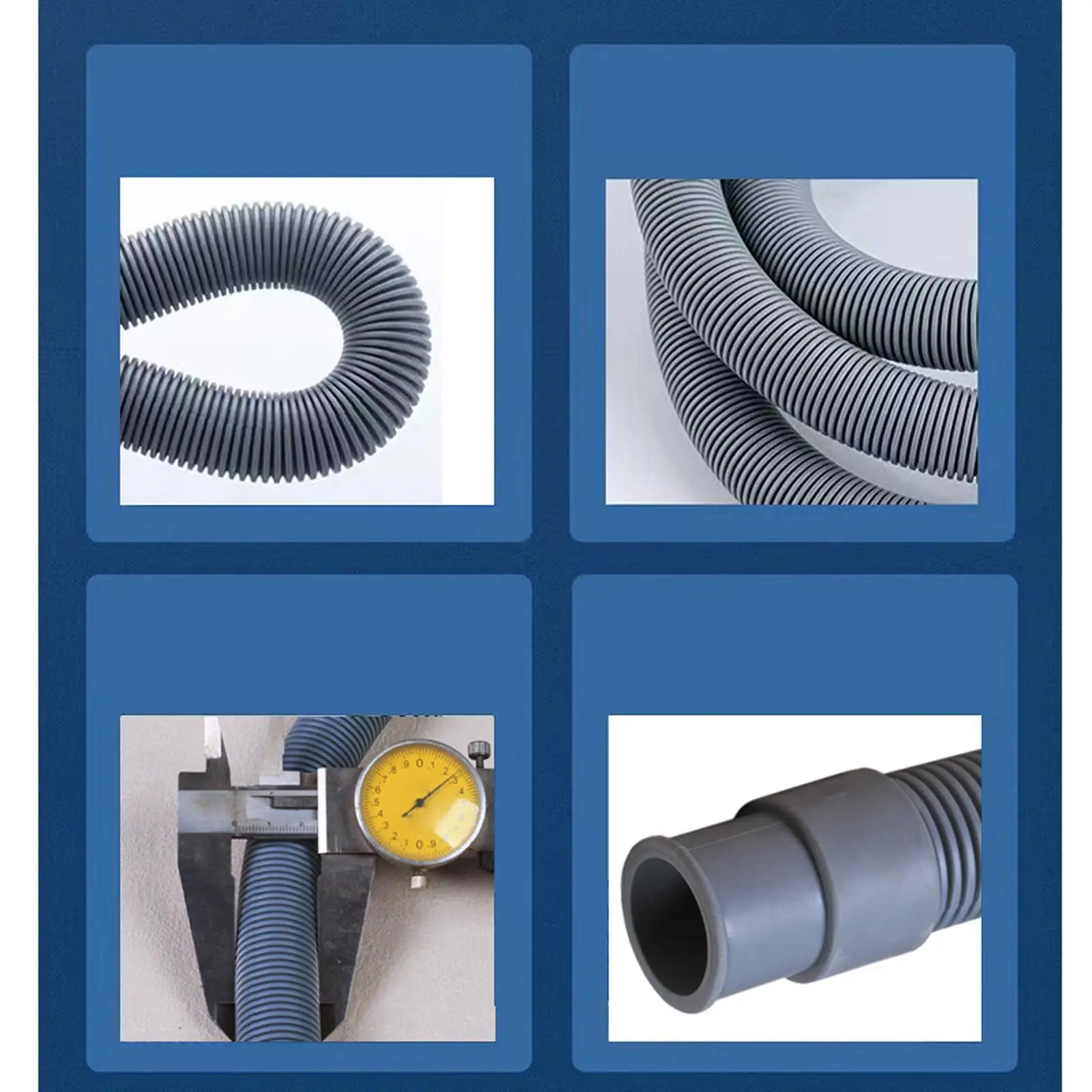 High Quality Washer Hose Drain Replacement Flexible Expel Outlet Pipe for Washing Machine Maintenance