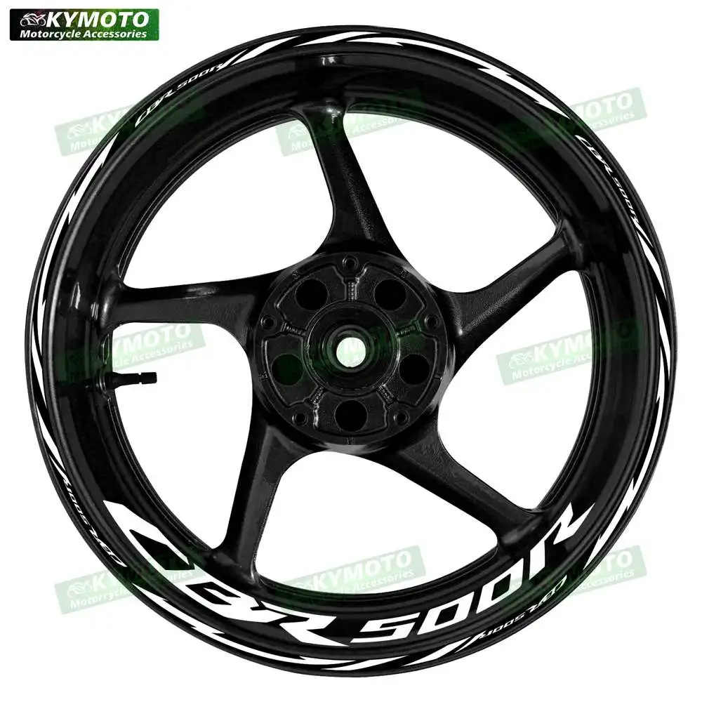 

Reflective Motorcycle Wheel Sticker Hub Decoration Decal Rim Stripe 17 Inch Fairing Accessories for Honda CBR500R CBR 500R