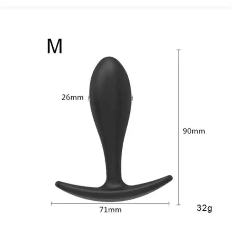 3 Size Sex Toys Anal Plug Butt Plug Women Men Gay Soft Silicone Erotic Anal plug Bullet Dildo Sex Toys for Adults - view 3