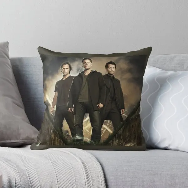 Supernatural  Printing Throw Pillow Cover Fashion Decorative Bedroom Hotel Soft Decor Comfort Waist Pillows not include One Side