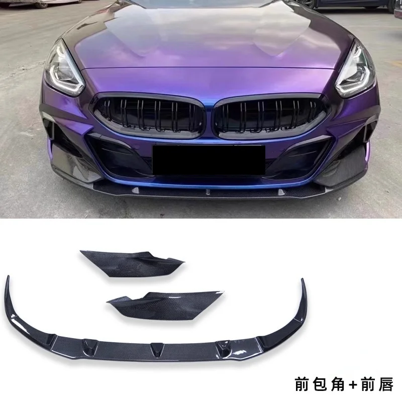 

Для BMW Z4 G29 19-23 передняя губа из углеродного волокна, боковая юбка, передняя угловая пленка, задний спойлер, лопата, комплект кузова, автозапчасти