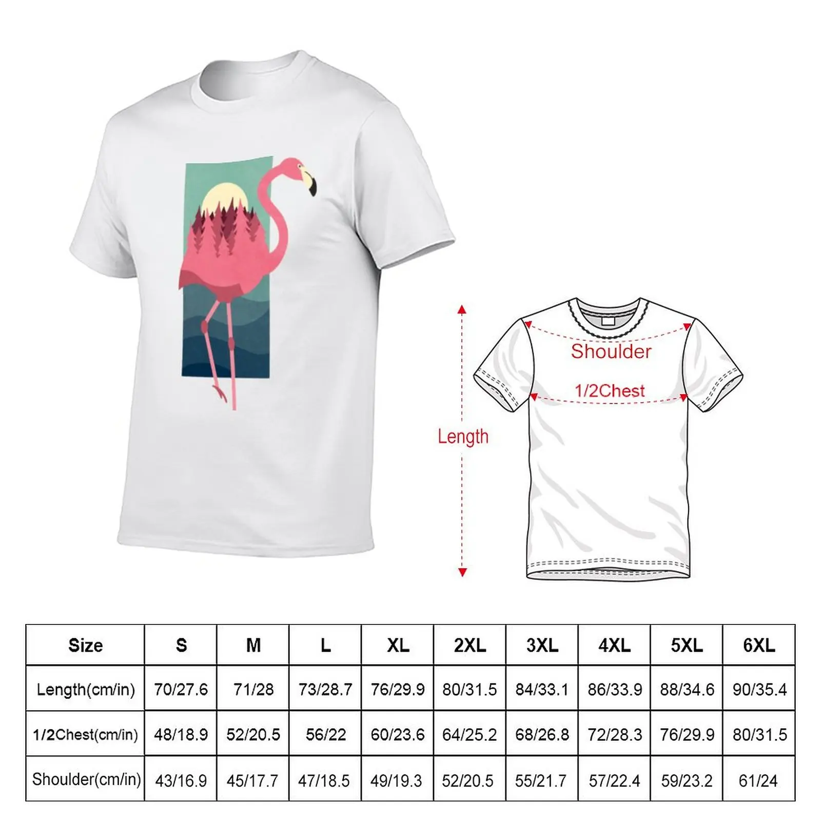 Flamingo Shirt, Flamingo Wine Shirt, Flamingo T-Shirt Plus Size Lightweight Tee Shirt