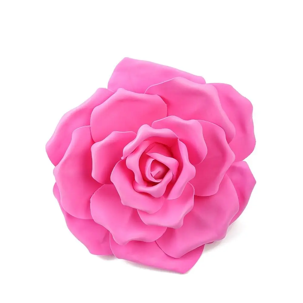 Exaggerated Rose Flowers Fascinator Hat Wedding Bridal Tea Party Cocktail Jockey Club Flower Headbands Makeup Prom Photo Shoot