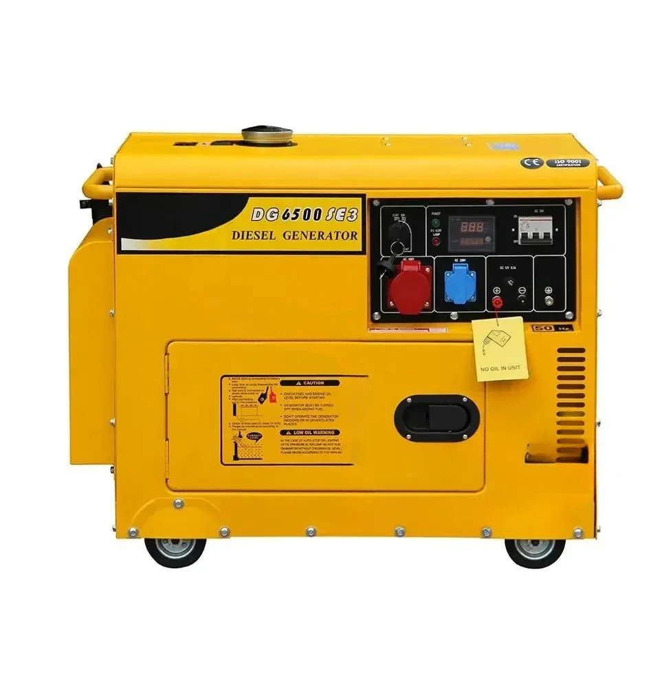 

three phase 400V silent generator max. 5.5KW digital
