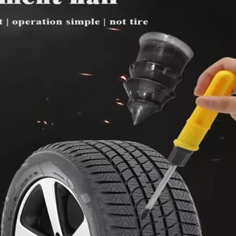 

Universal Vacuum Tyre Repair Nail Kit Tubeless Tire Puncture Screw Fix Car Motorcycle Patch Set