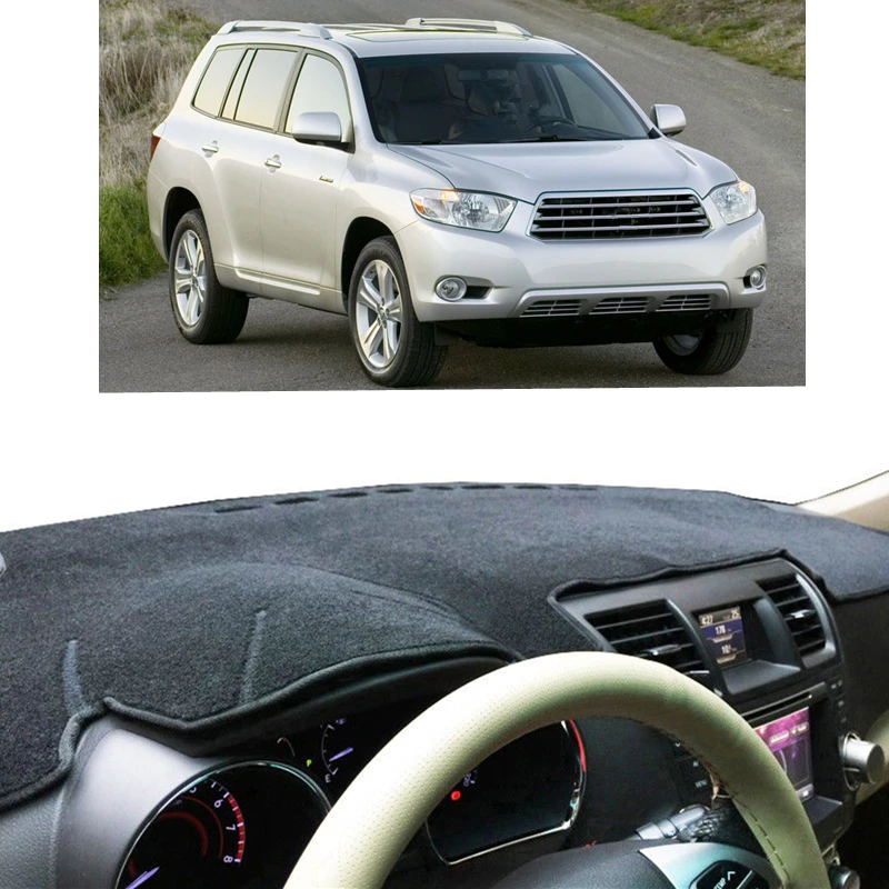 For Toyota Highlander XU40 Kluger 2008-2011 2012 2013 Car Dashboard Cover Mat Pad Dash Sunshade Carpet Rug Protector Accessories