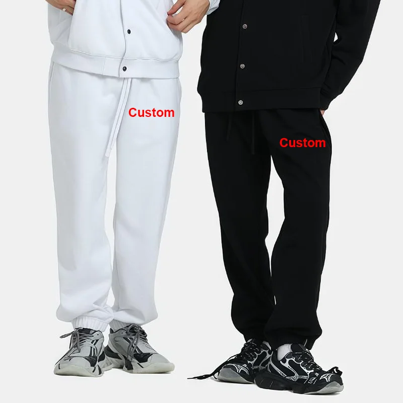

02 Fench Terry Jogger Pants Custom LOGO DIY Men Casual Fashion Pant Sport Trousers for Men Jogger Sweatpant Jogging Long Pants