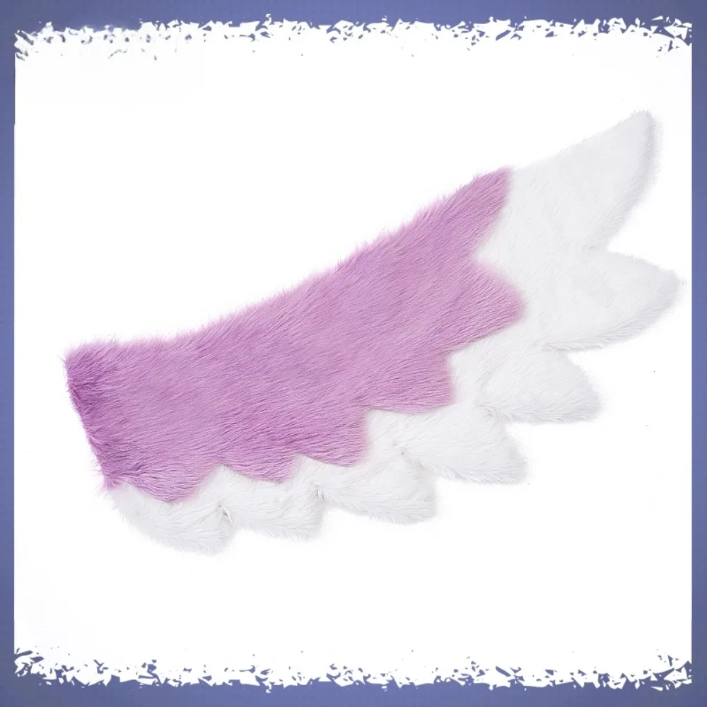 1Pair Plush Wearable Furry Beast Suit Wings Fursuit Wings Beast Claws Orc Bird DIY Customization Halloween Party Decoration
