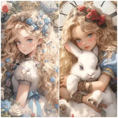 quebra-cabeca-de-cabelo-loiro-encaracolado-lolita-maiden-white-rabbit-poker-rose-quebra-cabeca-de-alta-qualidade-para-decoracao-de-parede-de-quarto-infantil