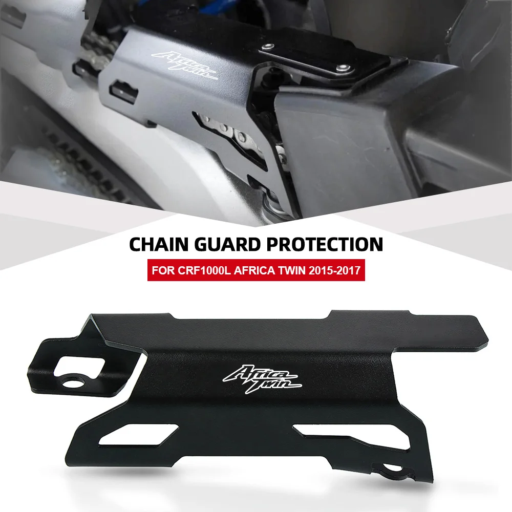 

CRF1000L Aluminum Chain Guard Extension Cover Protection Accessories For Honda CRF 1000 L Africa Twin 2015 2016 2017 CRF1000 L
