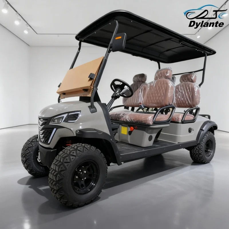 

Китайский производитель 2, 4, 6, 8-местная тележка для гольфа, многофункциональная литиевая электрическая тележка для гольфа с сенсорным экраном, мульти-медиа для продажи