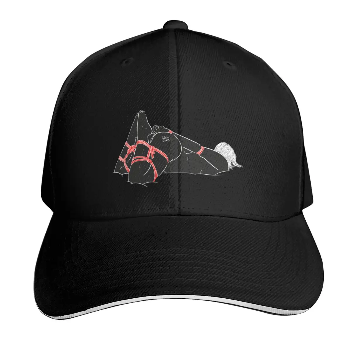 

shibari woman bondage sexy Baseball Cap Trucker Cap Winter hat men's big size hat Hats For Men Women's
