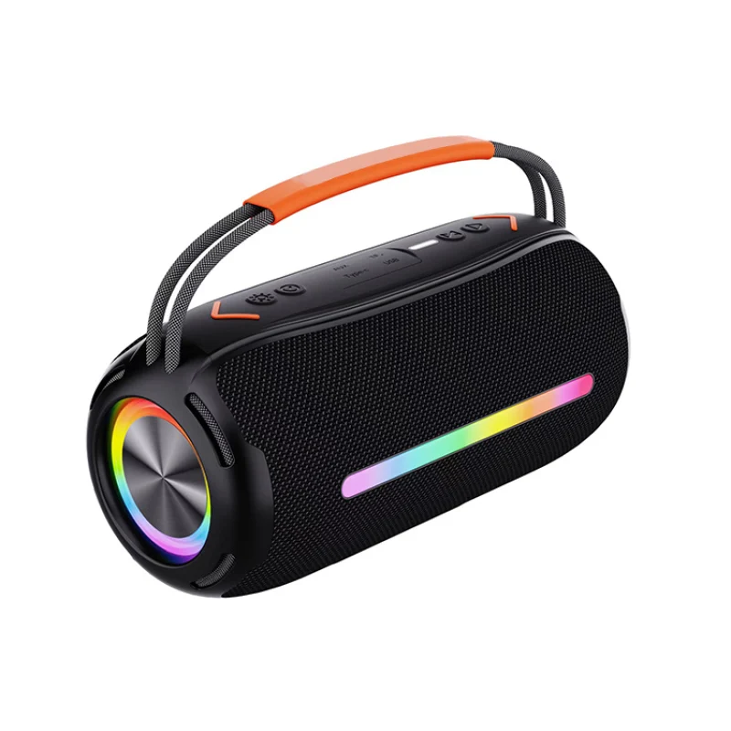 

Boomsbox 360 RGB Colorful Lamp Subwoofer Waterproof and Dustproof Bluetooth Speaker Outdoor Professional Mini Party Box Speakers