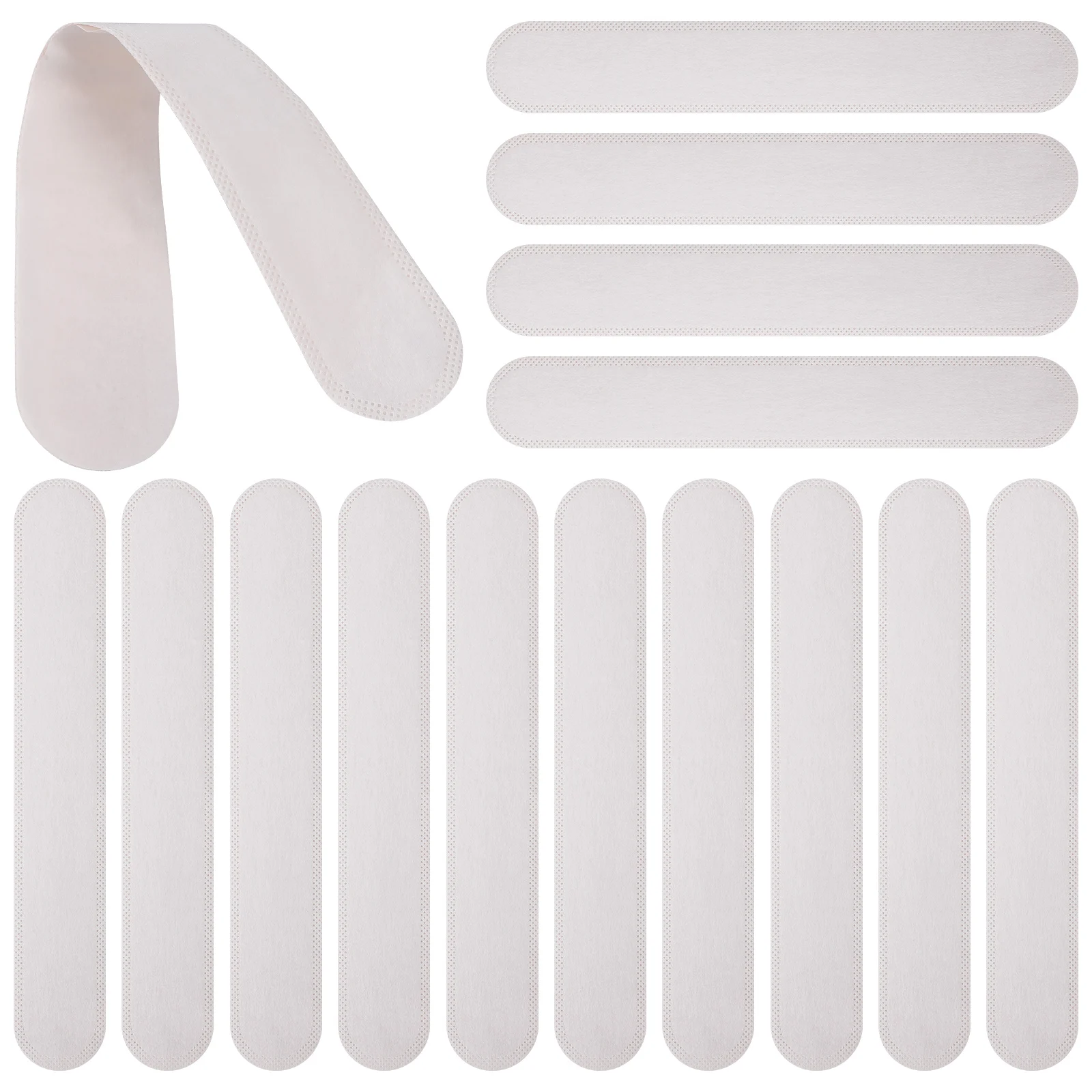 

50pcs Disposable Sweatbands Hat Liner Pads Cap Armpit Size Reducer Baseball Caps Inserts Non Woven Fabric Soft Stain