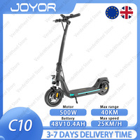 JOYOR C10 Foldable Adult E-Scooter: 500W Motor, 48V 10.4Ah Battery, 45km/h Top Speed, 10\