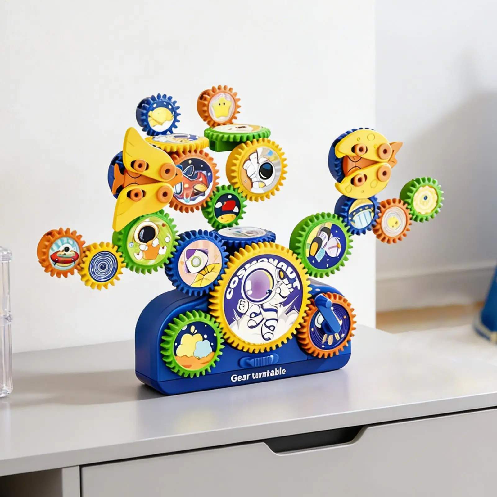 Gear Toys Educational Building Blocks Game Gears Building Sets For Children Boy Girl Family Friends Students Home Indoor Study