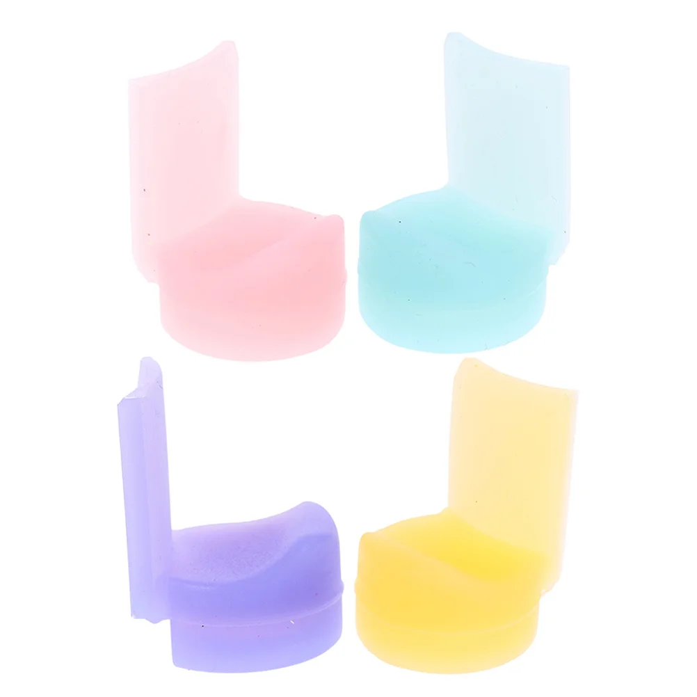 

4Pcs Non-Slip Silicone Thumb Rest Pad Ergonomic Clarinet Oboe Finger Cushion Support Comfortable Instrument Accessories