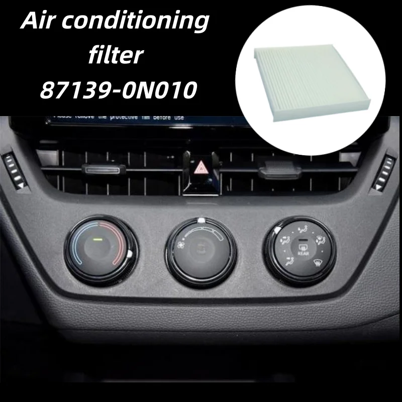 

1Pcs Cabin Air Filter Activated Carbon AC Conditioning For Toyota Camry Corolla Levin Reiz Vios Highlander 87139-0N010