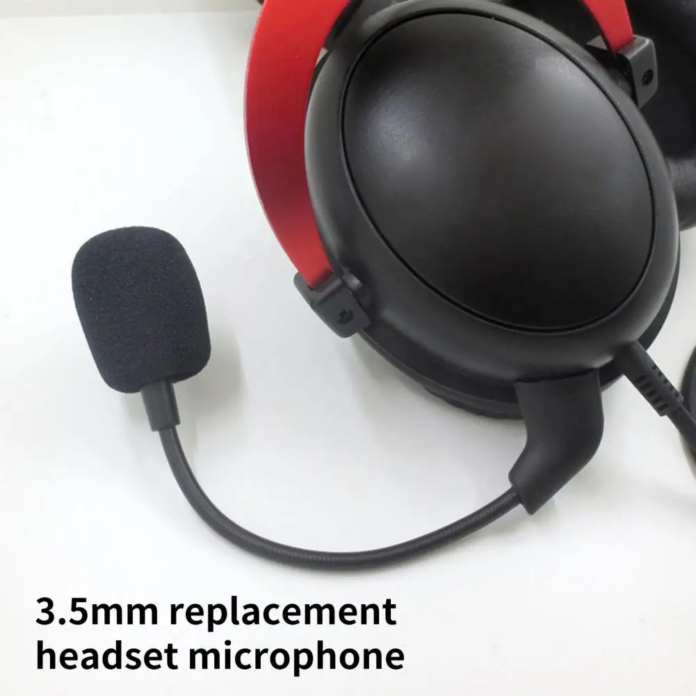 

Headset Microphone Practical 3.5mm Gaming Headphone Detachable Microphone Sensitive Stable Output Detachable Microphone