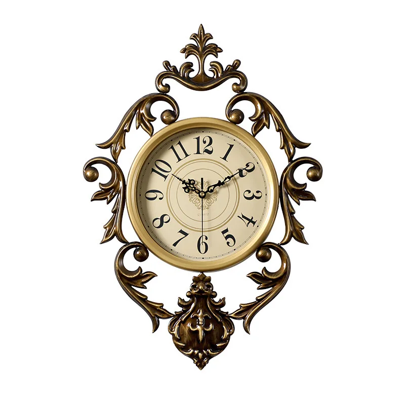 

Atmospheric art pocket watch decoration clock American creative wall clock living room home clock bedroom cheap luxury clock