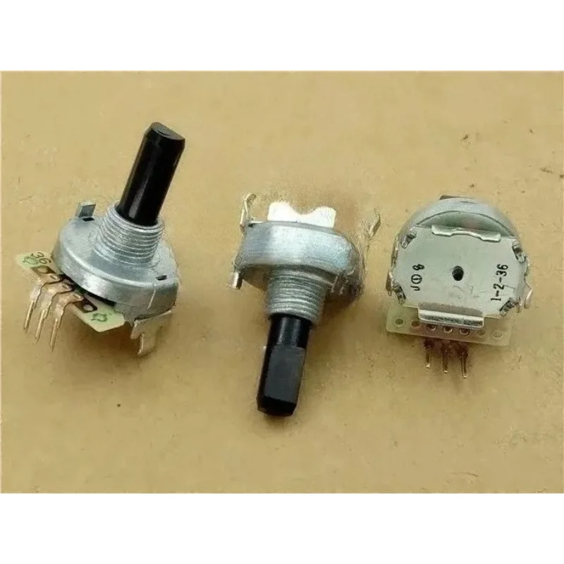 Looook Store SDB161EPVB20F-1-2-36-36PC Vertical Encoder 36 Steps High Precision Rotary Switch for Audio Device Volume Adjustment