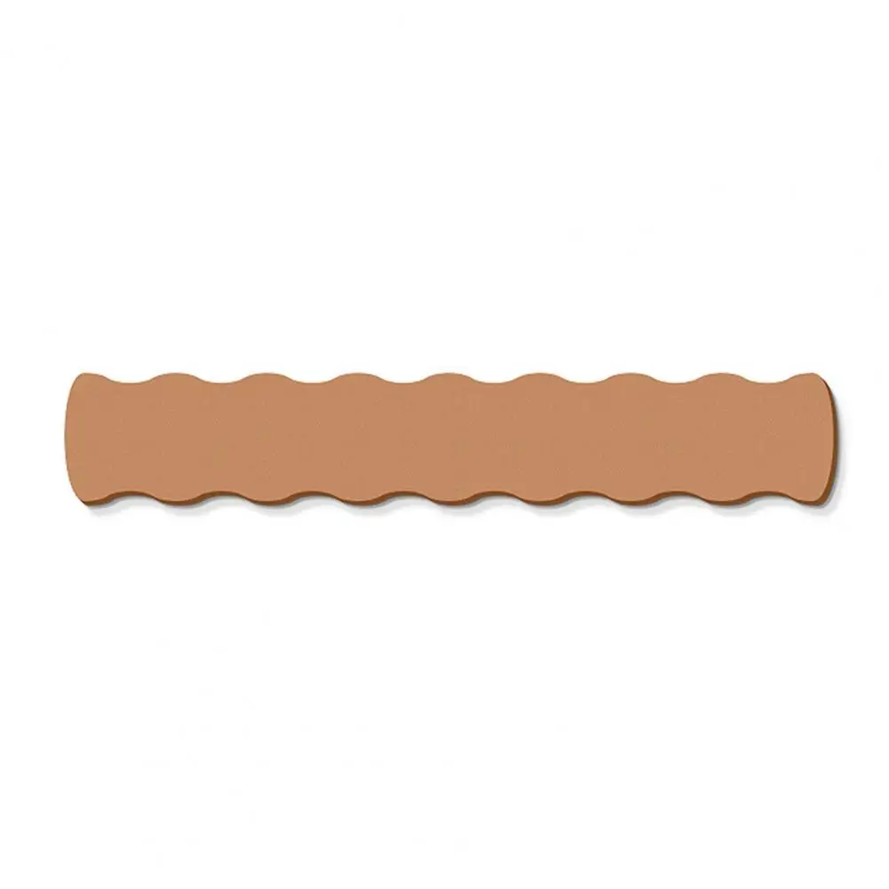 Self-adhesive Felt Board Smooth Surface Felt Board Scalloped Felt Pin Bulletin Board Strips Self-adhesive Cork Bar for Office