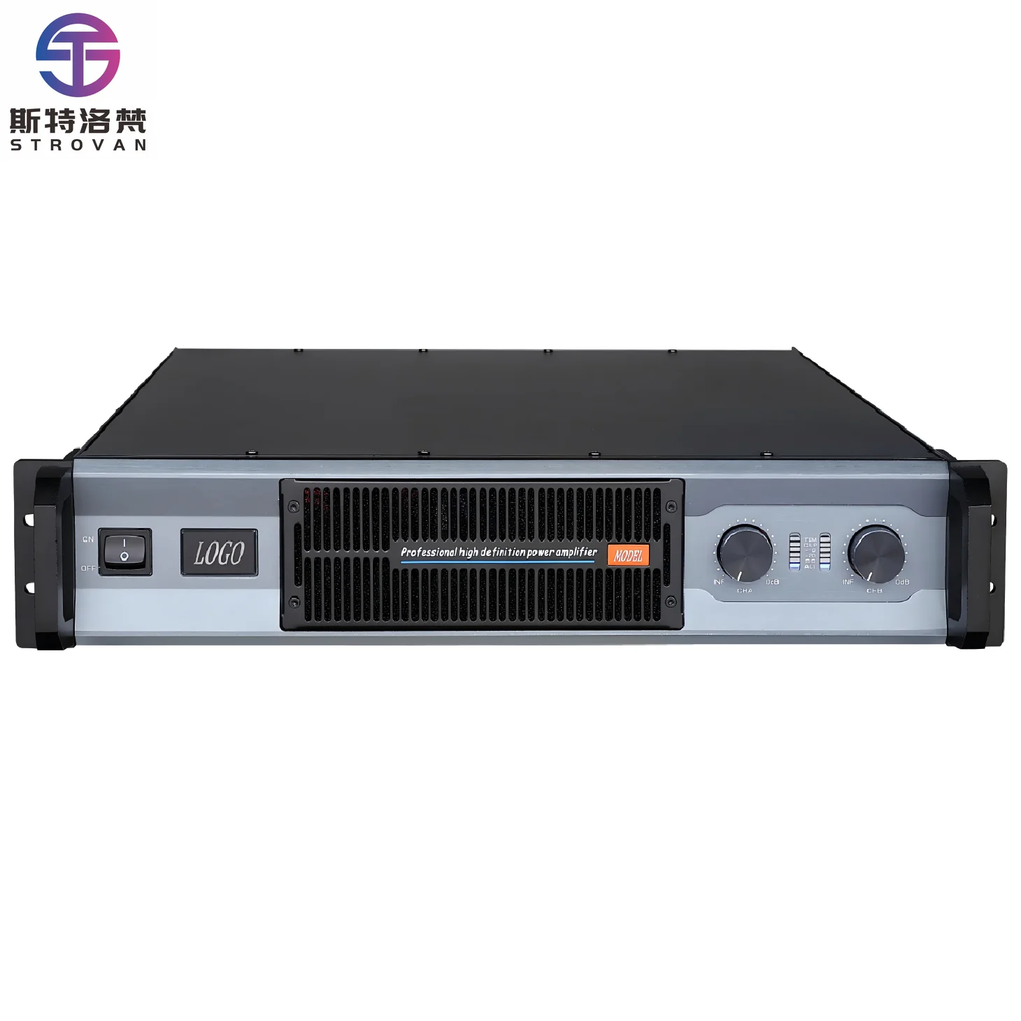 

PR1300 Professional Audio Power Amplifier - Indoor/Outdoor High-power Amplifier 8Ohm 1300 Watts * 2 channels