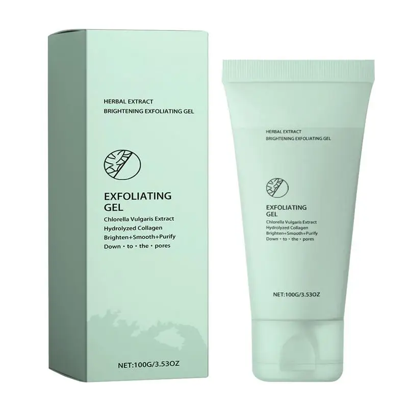 Purifying Gel Cleanser Moisturizing Facial Exfoliator Gel Cream Gentle Peeling Scrub Skin Care Face Wash for All Skin Types