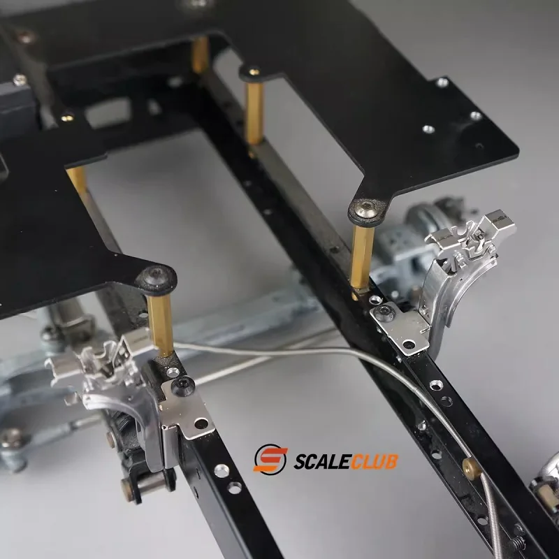 Scaleclub Modello 1/14 Trascina Testa Fango Aggiornamento Speciale Simulazione Fibbia In Metallo Per Tamiya Scania Per 770S MAN RC Rimorchio