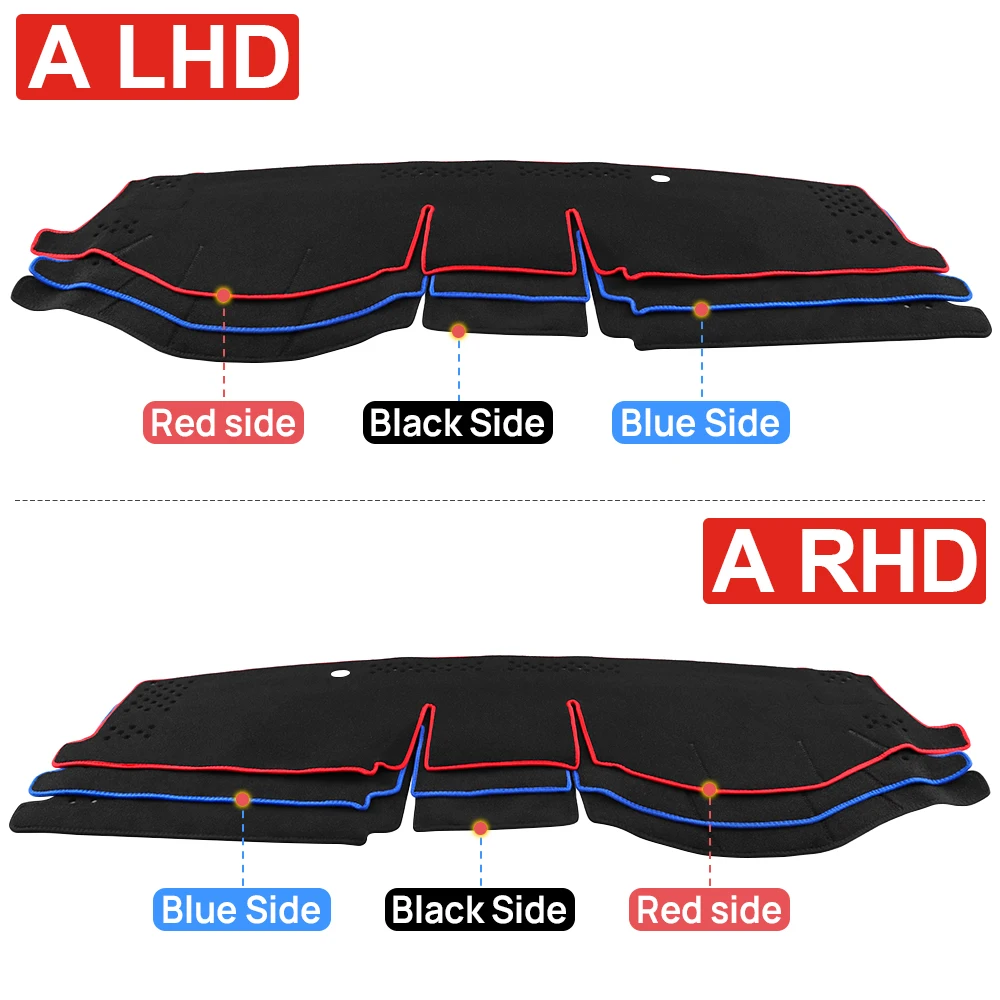 لوحة سيارة حصيرة الشمس الظل أداة غطاء مكتب الملحقات لتويوتا RAV4 XA50 2019 2020 2021 2022 2023 2024 2025 الهجين