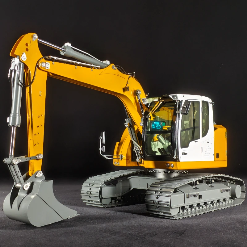 JDM-208 1:14 Remote Control Hydraulic Excavator Model RTR Mechanical Engineering Vehicle Toy Hydraulic Rc Truck Boy Gift