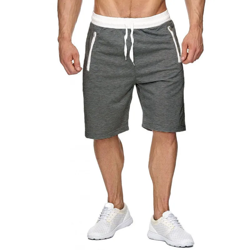 2024 neue Herren Shorts Sommer schnell trocknen Seite doppelte Reiß verschluss taschen Design Laufen